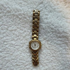 Seiko Sport 50 Women’s Quartz Gold Tone Bracelet Watch Date White Dial 5 Bar