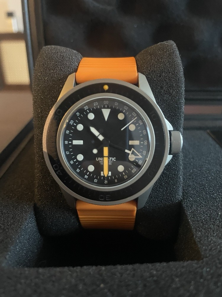 Unimatic x Exquisite Timepieces GMT Limited Edition U1S-T-GMT-ET W/Box & Papers