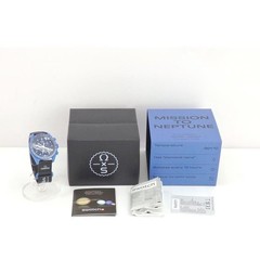 Omega Swatch Mission to Neptune Quartz Watch SO33N100 From Japan