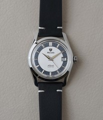 Nivada Grenchen Antarctic Glacier 35mm 35020M15 Men’s Steel Watch Manual