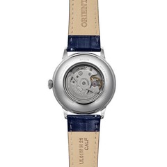 Orient Mens Automatic Watch RA-AC0030L30B Bambino Leather 40.5mm Blue Dial 30M