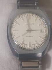 Vintage Poljot 17 Jewels Soviet USSR Mechanical Watch Date Running