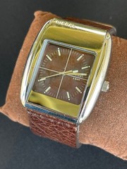 DIESEL 5 BAR WATCH DZ-1026 New Battery Works! FREE SHIPPING