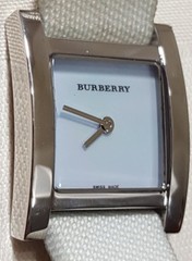 Burberry Watch BU4312 01957 30M/100 Feet Swiss Made Canvas Strap Runs Great