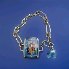 Silver Tone High School Musical Watch Bracelet With Music Note Charm RARE!! New