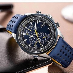 Blue Angels Watch for Men, Pilot Military Aviation Watch, Stainless Steel Bracel