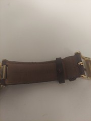 Michael Kors Parker MK2249 Women’s Brown Leather Strap Analog Watch *New Battery