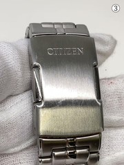 CITIZEN Watch Analog Stainless BLK SLV H1445 S073545