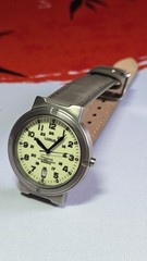 Lorus Men’s Titanium Quartz Field Watch – New Mineral Crystal & Strap – Mint