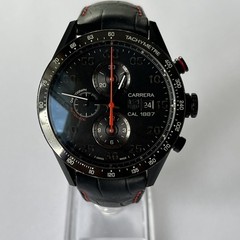 TAG Heuer Carrera 1887 CAR2A80 – Black DLC – Smoked Caseback