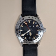 Vaer G2 Pacific Steel Quartz GMT-39mm