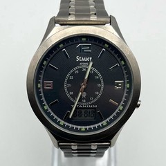 Stauer Atomic Titanium 17468 MERKUR-WWVB 42mm Movt 3ATM WR Radio Controlled
