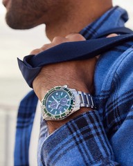 Citizen Eco Drive Promaster Dive Green Dial Stainless Steel CA0820-50X