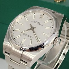 Rolex Oyster Perpetual 39 MM White Dial Ref. 114300 Stainless, Box & Papers 2020