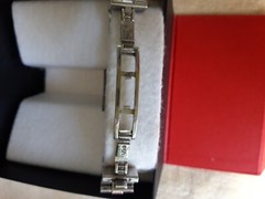 Tissot 1853 watch/girl/doll 19cm or +/case 2.3cm/blue/pulse 1.5cm.