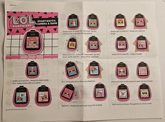 L.O.L. Surprise! 48mm Plastic Case Pink Silicone Strap – LOL4104 W/Box & Manual