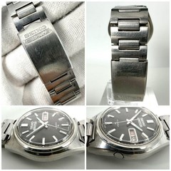 Seiko 5 Actus 7019-8010 1976 Automatic Black Dial Watch