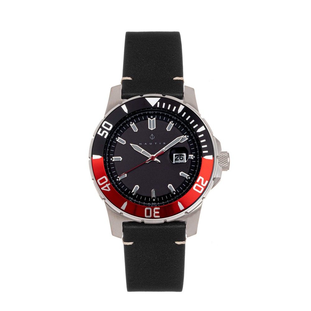 Nautis Dive Pro 200 Black & Red | Dial Wristwatch GL1909-C