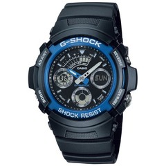 New CASIO G SHOCK Analog Digital AW 591 2AJF Blue 20 ATM Waterproof Shock Resist