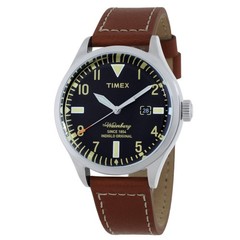 Timex Waterbury Heritage Traditional Quartz Black Dial Unisex Watch TW2P84000