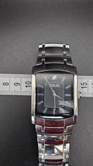 Lot Of 2 Watches Men’s Folio Stainless Steel – Both Working – 7.5″ Band