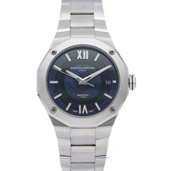 Baume & Mercier Riviera Baumatic Watch 42mm Blue M0A10616 Stainless Steel me…