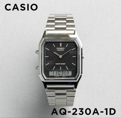 Casio New AQ-230A-1D Retro Digital Analog Alarm Mens Watch AQ-230A-1D