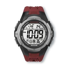 TIMEX T5K517 Everyday Red Rubber Sport Watch