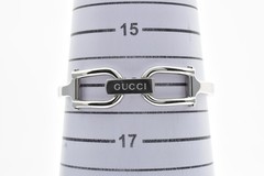 Vintage [N MINT] GUCCI 1500L Silver Dial 12mm Qz Bangle Ladies Watch JAPAN
