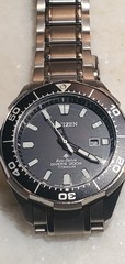 Citizen Promaster Eco-Drive Titanium Diver 200m Black Dial Date Men’s Watch
