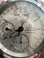 Omega Speedmaster Day-Date Triple Date Chronograph Ref. 3221.30 Automatic Silver