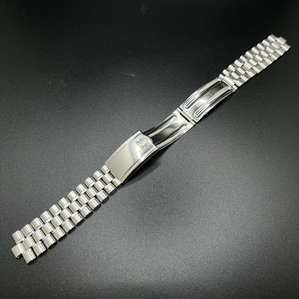 Rare Vintage OMEGA 1118 Bracelet 526 End Links 18mm Jubilee 14.5cm Cleaned