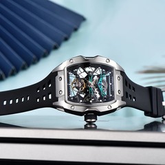 PAGANI DESIGN Men’s Mechanical Watch Tonneau 50m Water Resistant Luminous