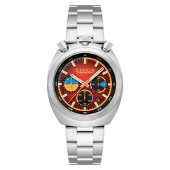 Testa Di Toro Chronograph Red / Stainless Steel | Red Dial Wristwatch CD-1058-22