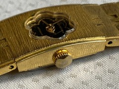Vtg Quemex Automatic Mens Wrist Watch 6.5″ Band Fold Over Clasp Timepiece *RUNS*