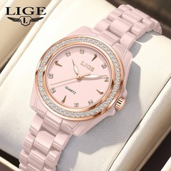 Luxury Women Watch Quartz Ceramic Waterproof Classic Designer Ladies Wristwatch