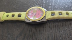 Zodiac Sea Dragon Chronograph Pink Yellow Swiss Quartz Mens Diver Watch ZS2922