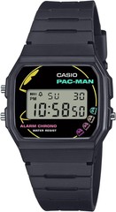 Casio Classic PAC-MAN Collaboration Wristwatch F-91WPC-1AJR Black from Japan