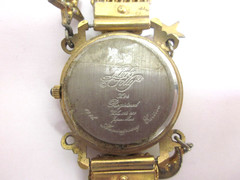 Kirks Folly Anniversary Angel Time Dream Believe Gold Tone Watch 1994 Needs Batt