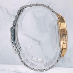 Gucci Men’s Gold Roman Dial Watch 7200M Working Authentic