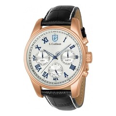 S. Coifman Heritage Men’s Silver Dial Quartz Watch SC0401
