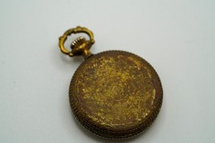 Vintage CARTLAND Enamel Woman’s Mechanical Watch Pendant 4.2cm x 3cm