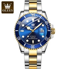 OLEVS Men’s Watch Automatic Mechanical, Stainless Steel Luminous Waterproof Date