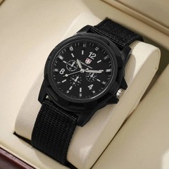 MILITARY Mens Outdoor Sport Army Quartz Analog Wrist Watch Nylon Band