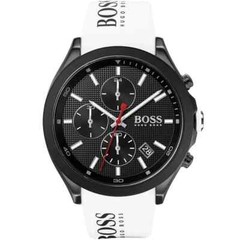 HUGO BOSS Velocity HB1513718 Black Dial Rubber Strap Men’s Watch 44mm