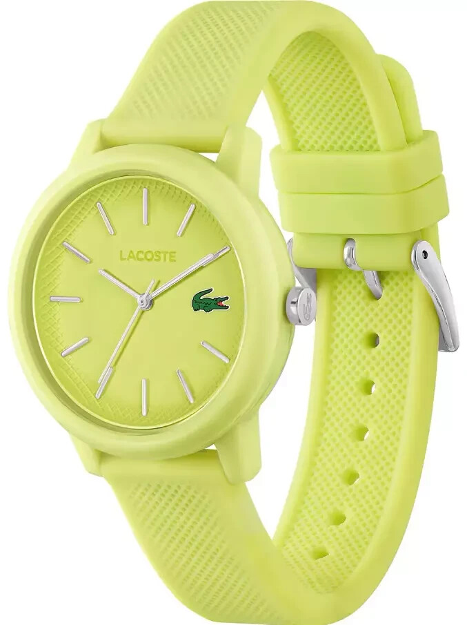 LACOSTE 2001316 12.12 LIGHT GREEN DIAL LIGHT GREEN SILICONE STRAP WOMENS WATCH