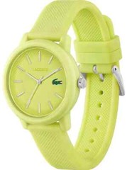 LACOSTE 2001316 12.12 LIGHT GREEN DIAL LIGHT GREEN SILICONE STRAP WOMENS WATCH