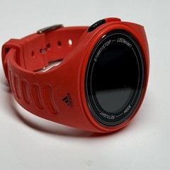 Adidas ADP6128 Adizero Digital Sports Watch Chronograph Red Orange 50mm Case