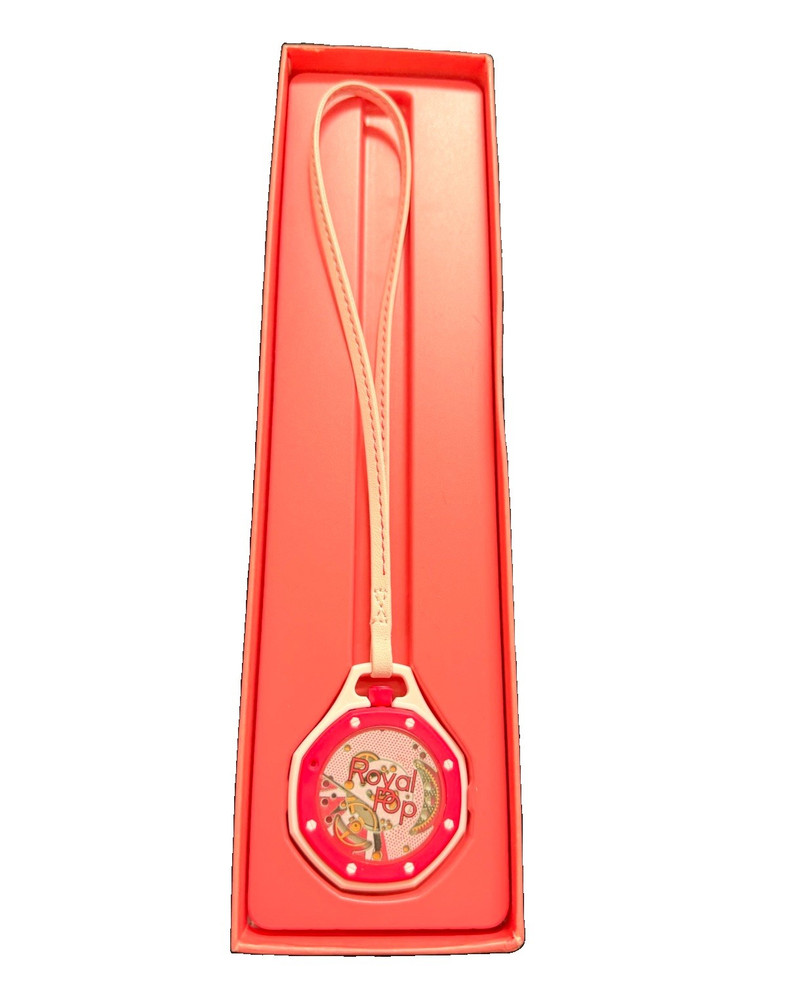 Swatch Royal Pop Lan Ba Swiss Made Quartz 42mm Octagon pink plastic w/ box