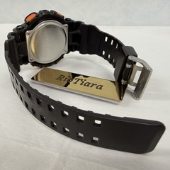 Casio G-Shock GA-110TS-1A4 Gray Orange Cleaned New Battery Near Mint Watch 5146